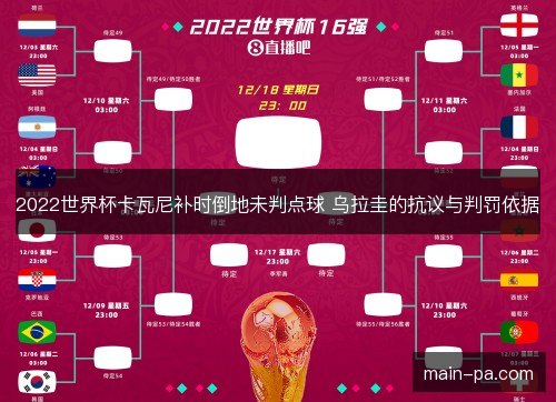 2022世界杯卡瓦尼补时倒地未判点球 乌拉圭的抗议与判罚依据
